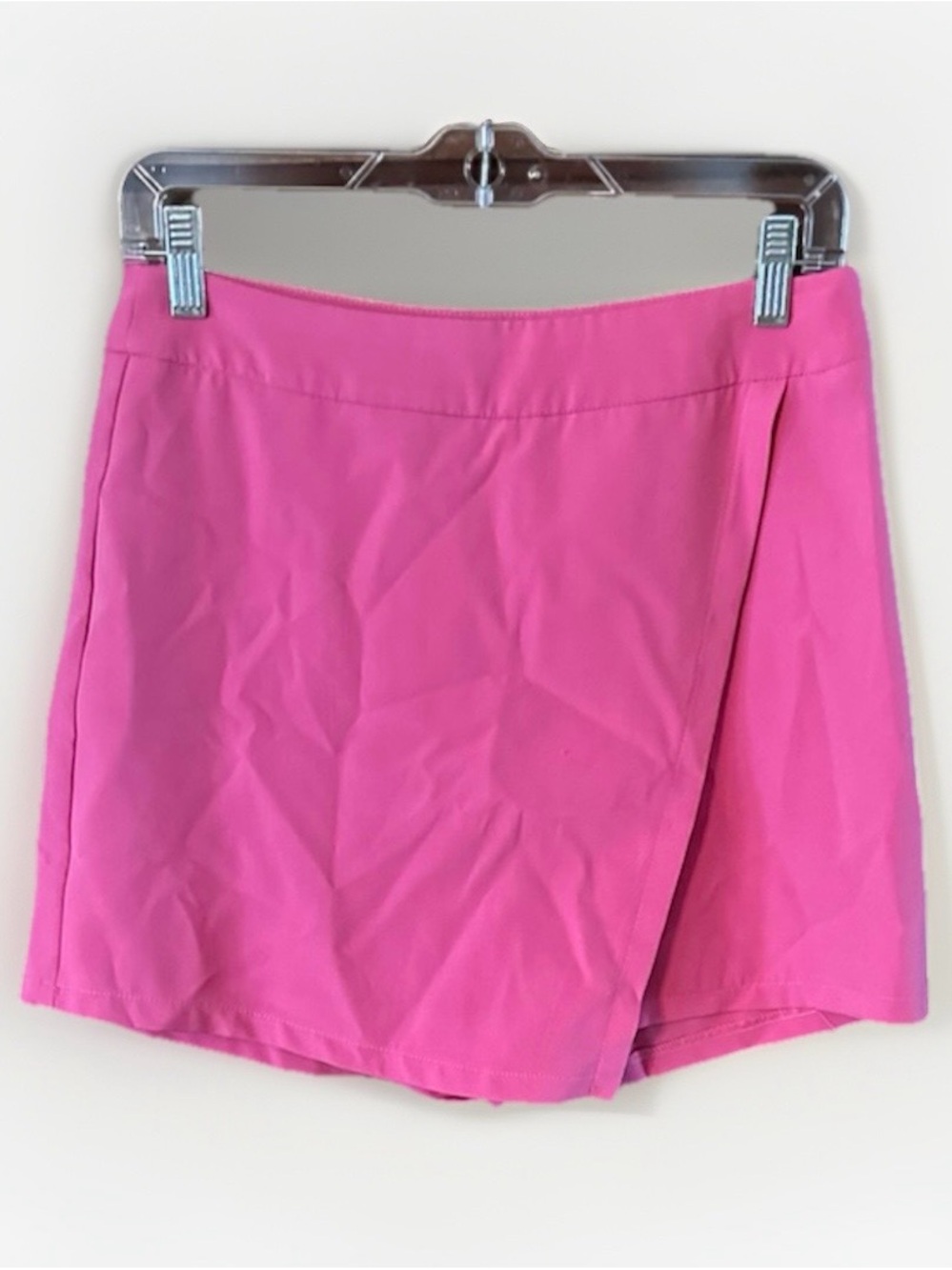 Sincerely Jules Pink Wrap-Front Skort